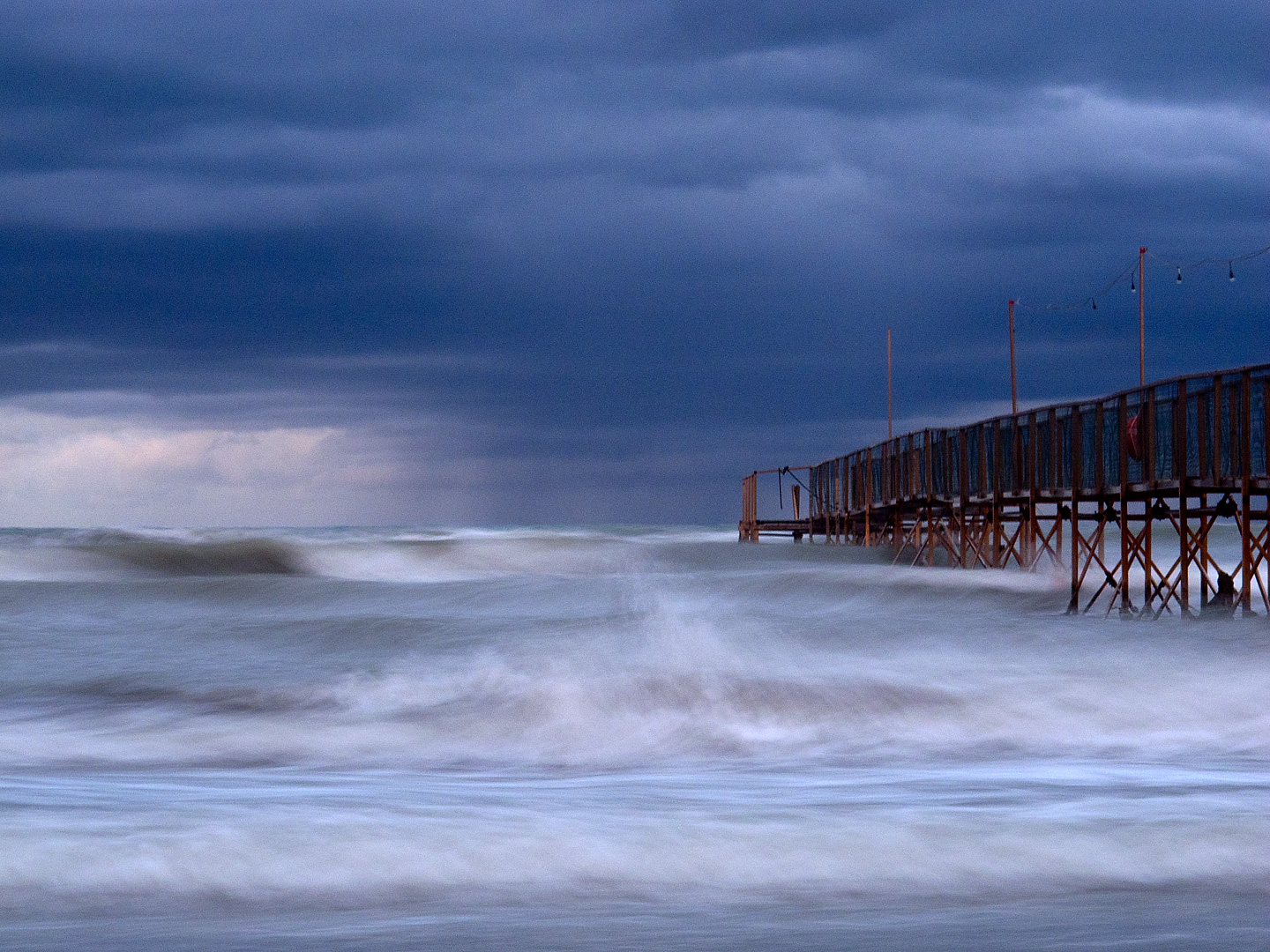 Il pontile.