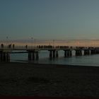 Il pontile al tramonto