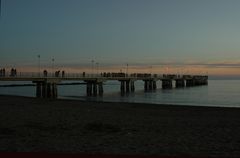 Il pontile al tramonto