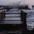 il pontile di legno