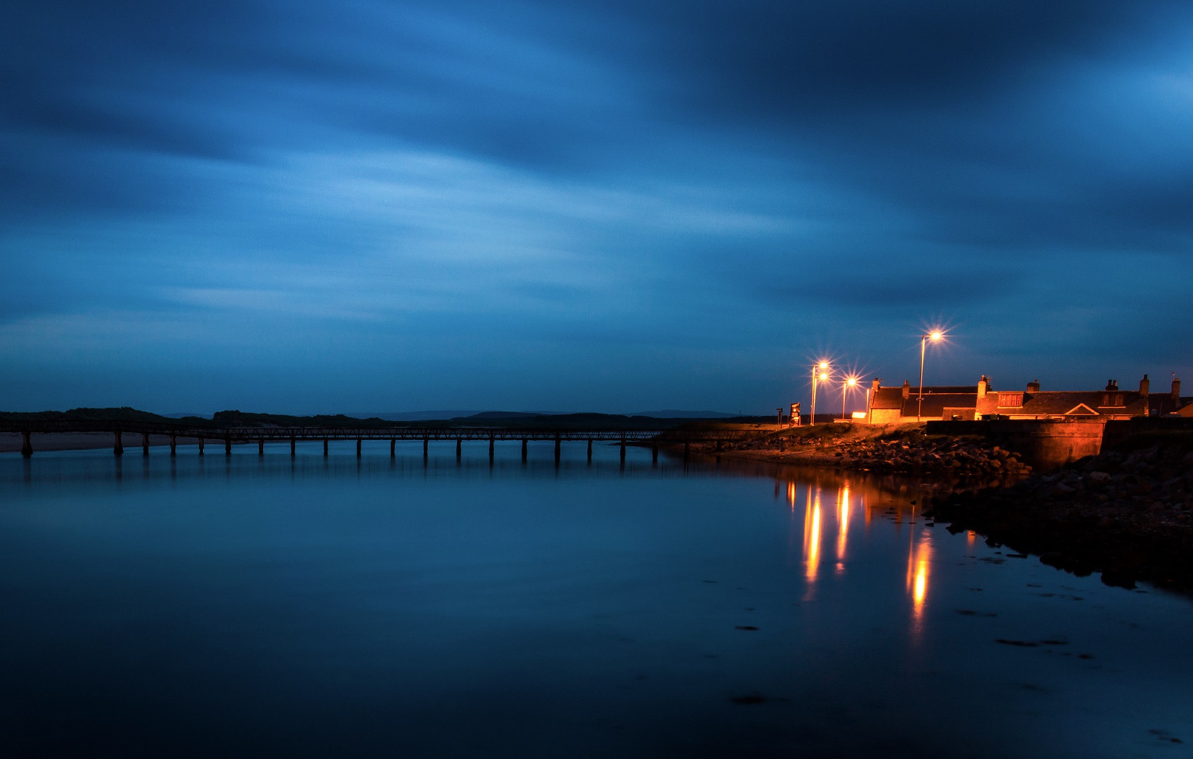 il pontile di Lossiemouth