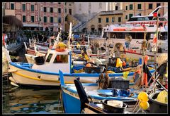 Il porticciolo di Camogli.