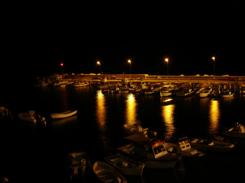 Il porto di notte