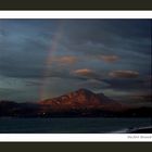 " Il primo raggio di sole bacia l'arcobaleno " tm-hdr