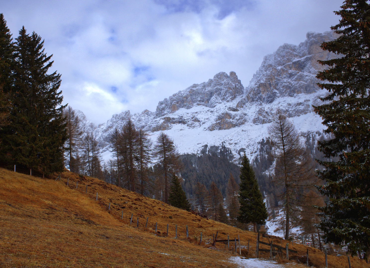 Il Rosentgarten tra le nubi