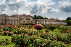 Il roseto della Villa Reale di Monza