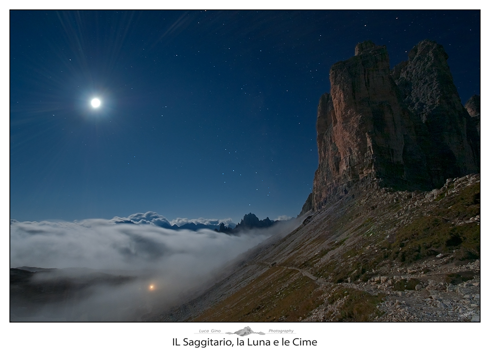 Il Saggittario, la Luna e le Cime