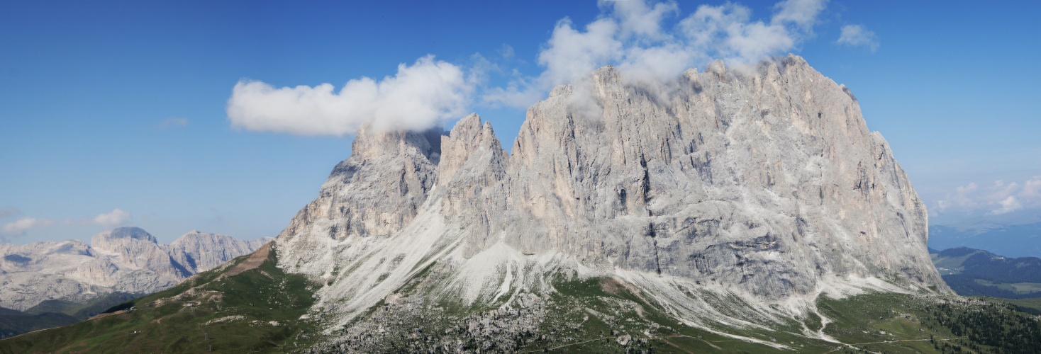 il Sasso Lungo che si trova nel cuore delle Dolomiti