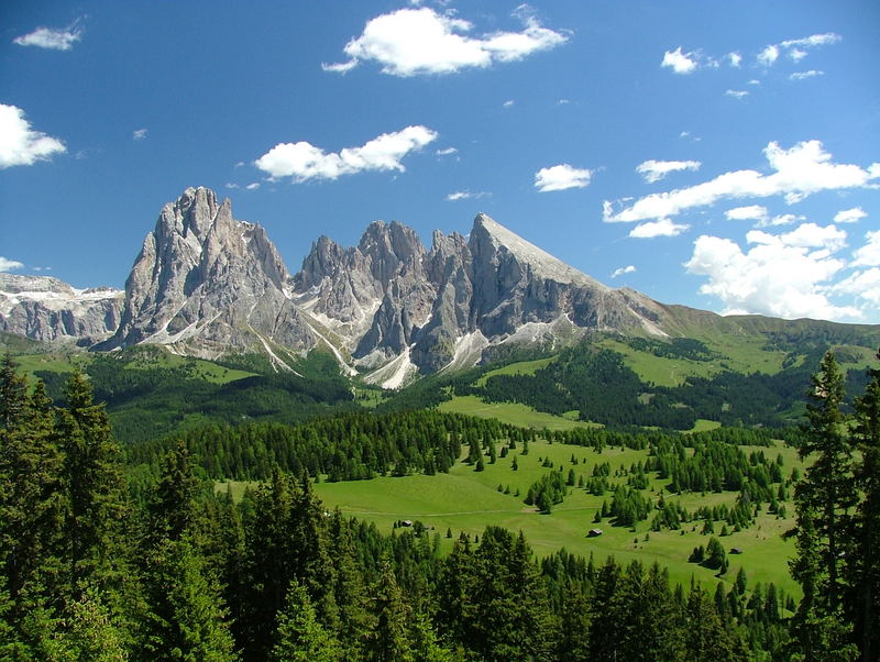 Il Sassolungo dall'Alpe di Siusi