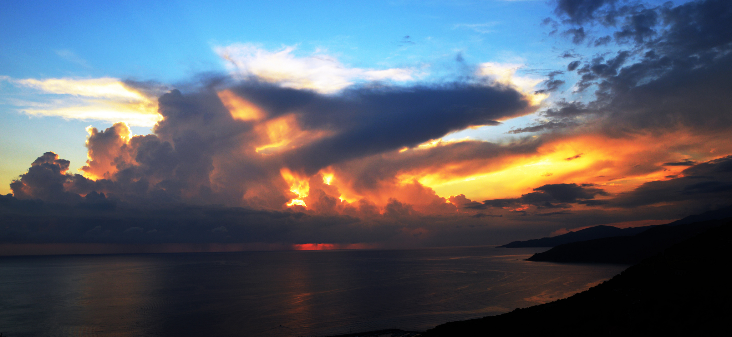 Il sole, il mare e le nuvole....