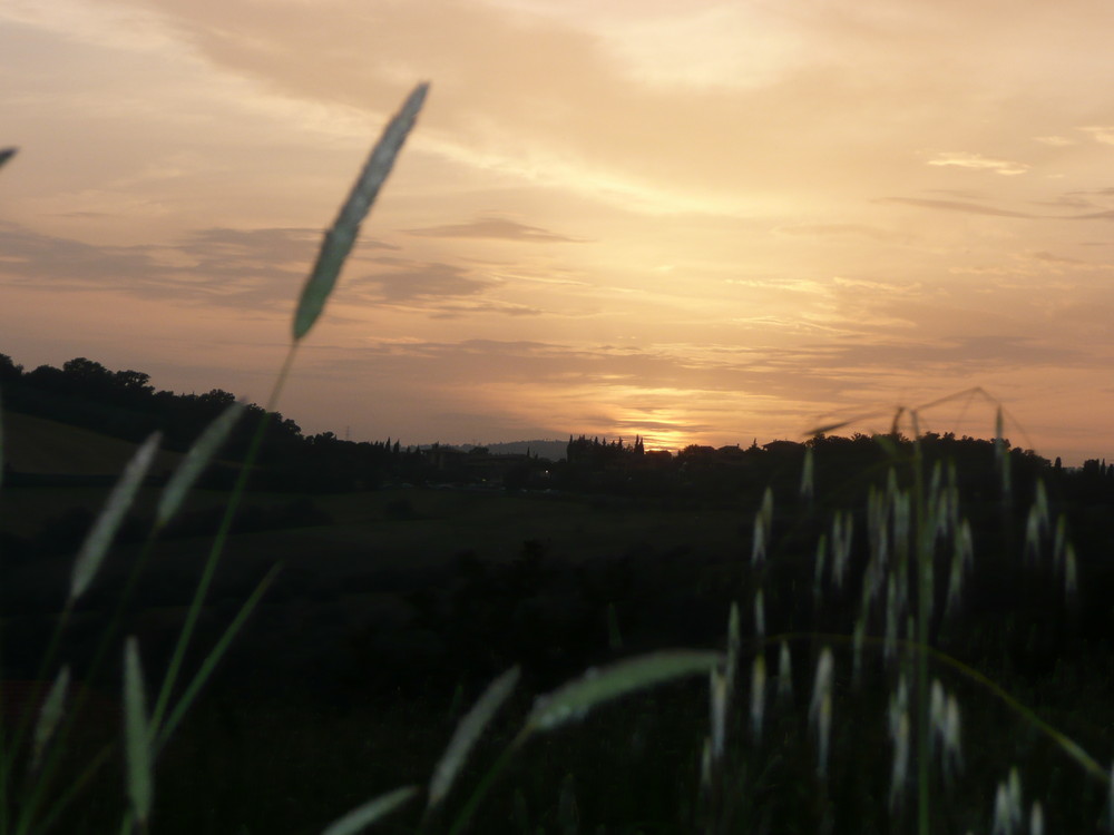 il sole va a dormire