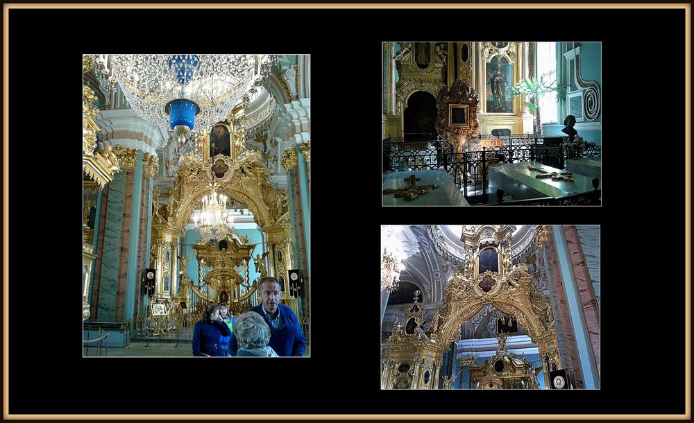 Il sontuoso interno della cattedrale deiSS.Pietro e Paolo...