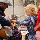 Il suonatore e la bambina