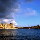 Il temporale si allontana da Valletta