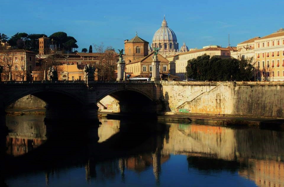 Il Tevere e San Pietro