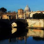 Il Tevere e San Pietro