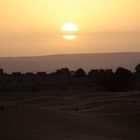 il tramono nel deseto marocchino