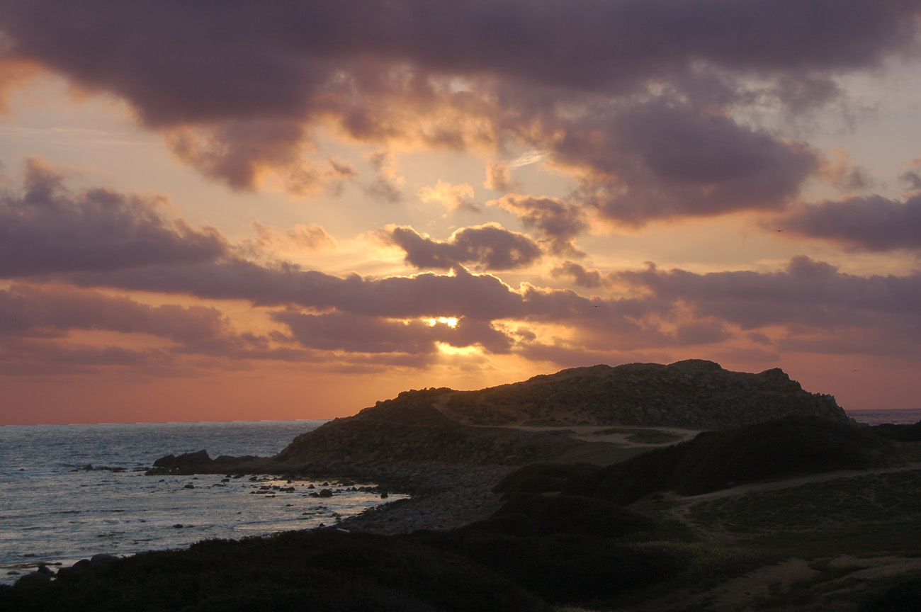 Il tramonto a Capo Pecora