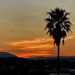 Il tramonto dalla mia casa siciliana - Le coucher de soleil depuis ma maison sicilienne