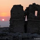 Il tramonto e la Torre Flavia