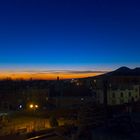 Il tramonto visto dal mio terrazzo