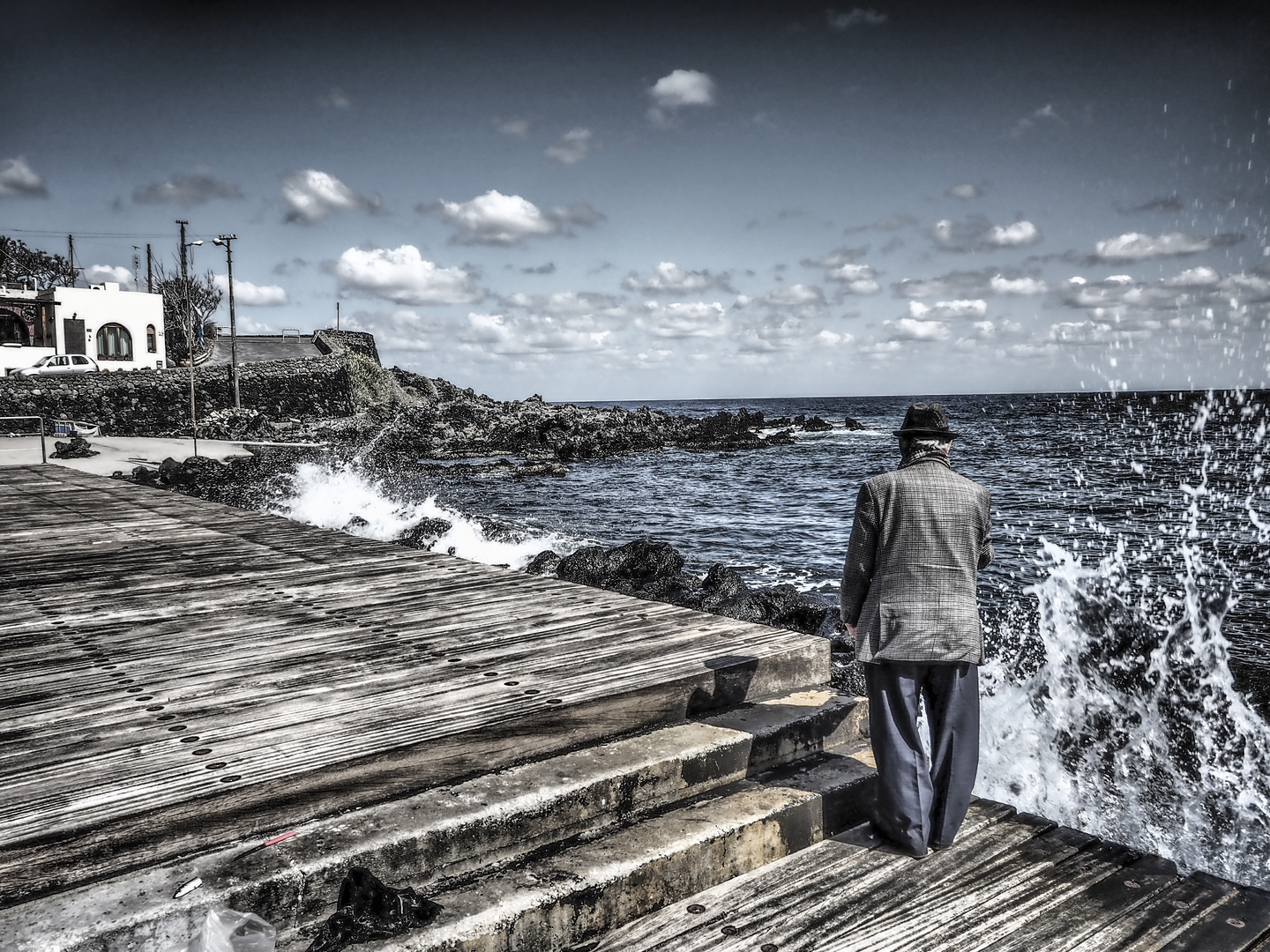 il vecchio e il mare Foto % Immagini reportage, essere anziani, italy Foto  su fotocommunity