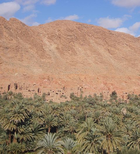 il verde e il rosso del marocco