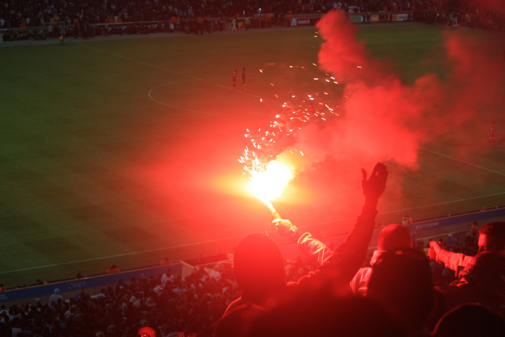 il y a le feu au velodrome