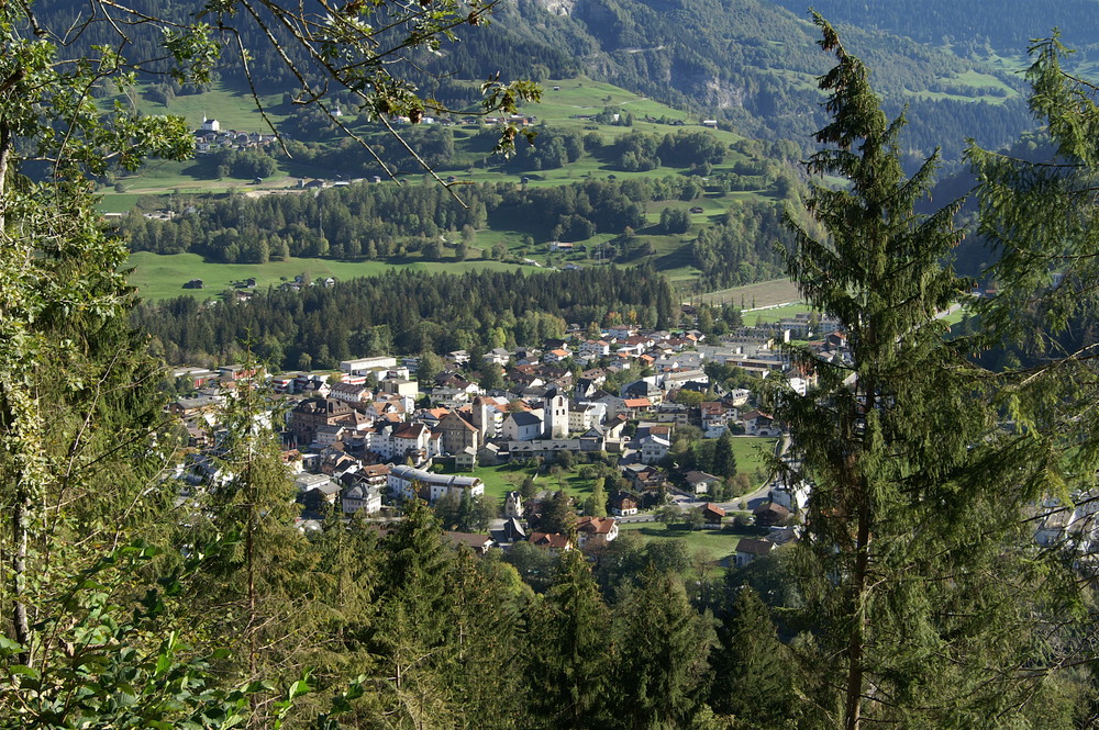 Ilanz, die erste Stadt am Rhein