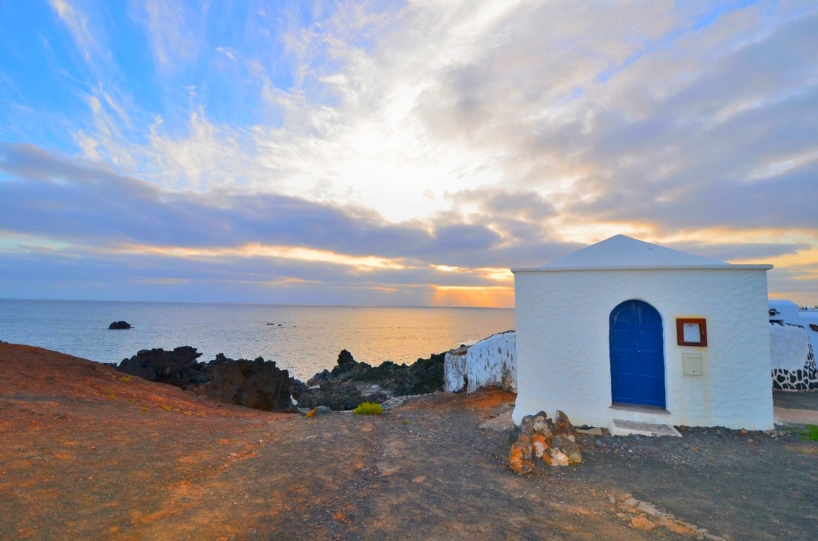 Ile de Lanzarote - El Golfo - Coucher de soleil