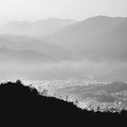 Ile de Miyajima, avec vue sur la banlieue d'Hiroshima