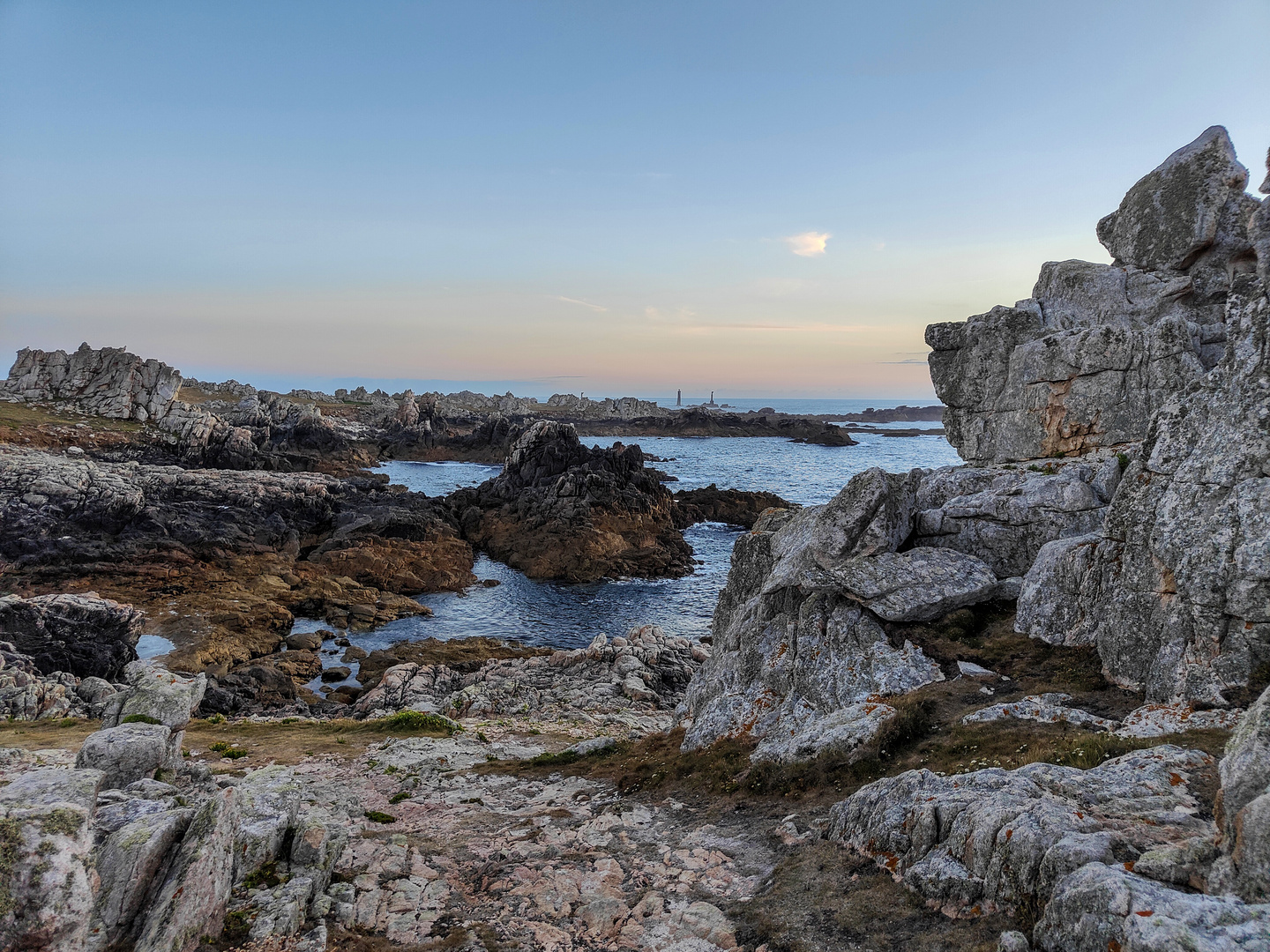 Ile d'Ouessant dal faro di Craec'h