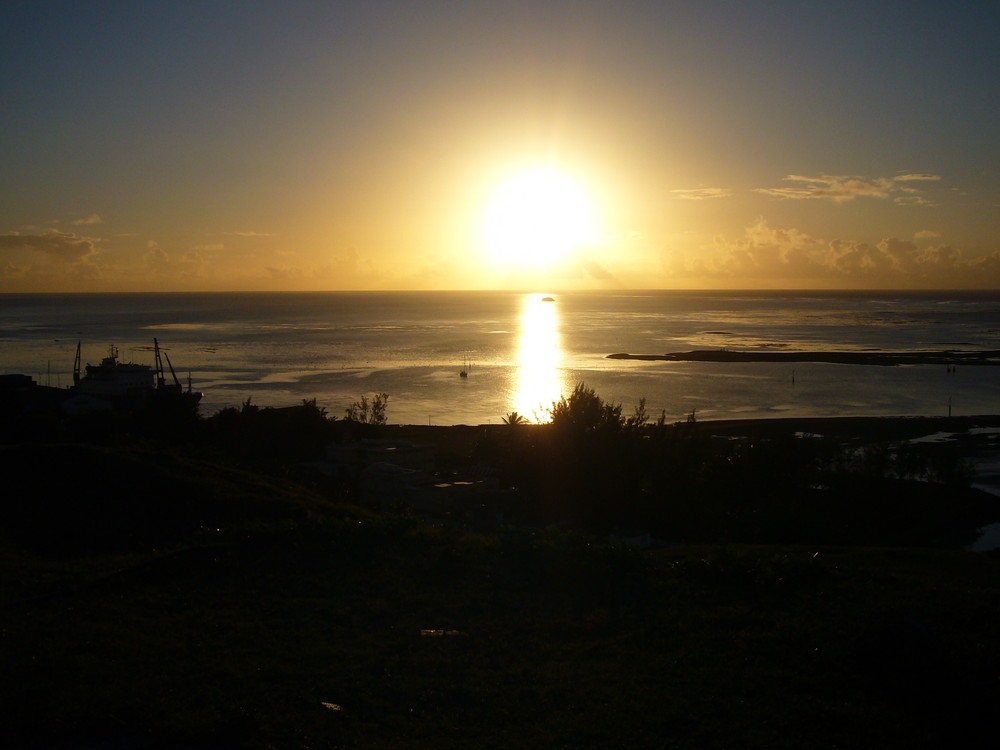 Ile Rodrigues- Coucher de soleil