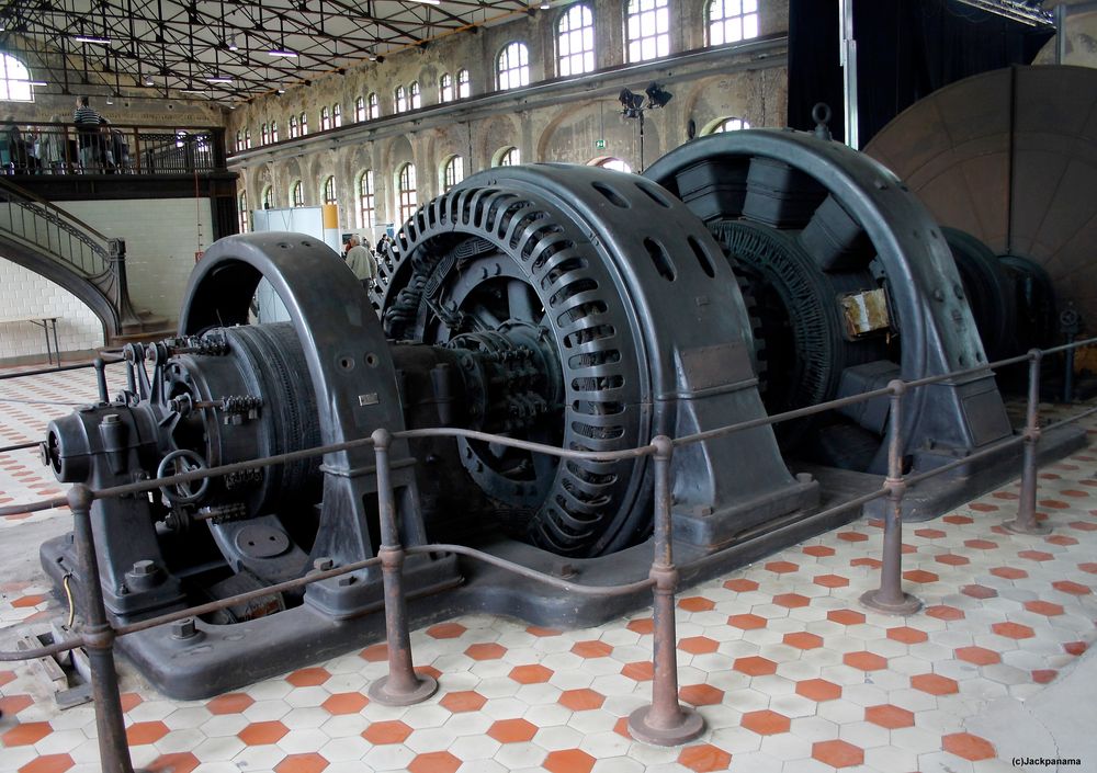 Ilgner-Umformer, Baujahr 1908 in der Maschinenhalle Gladbeck-Zweckel