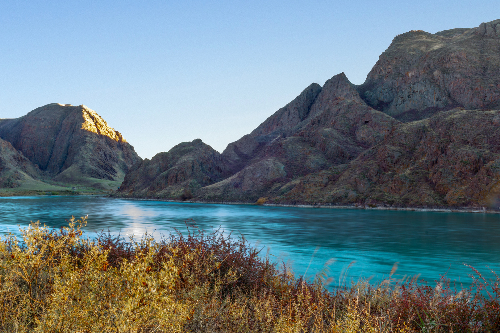 Ili river. Kazakhstan.