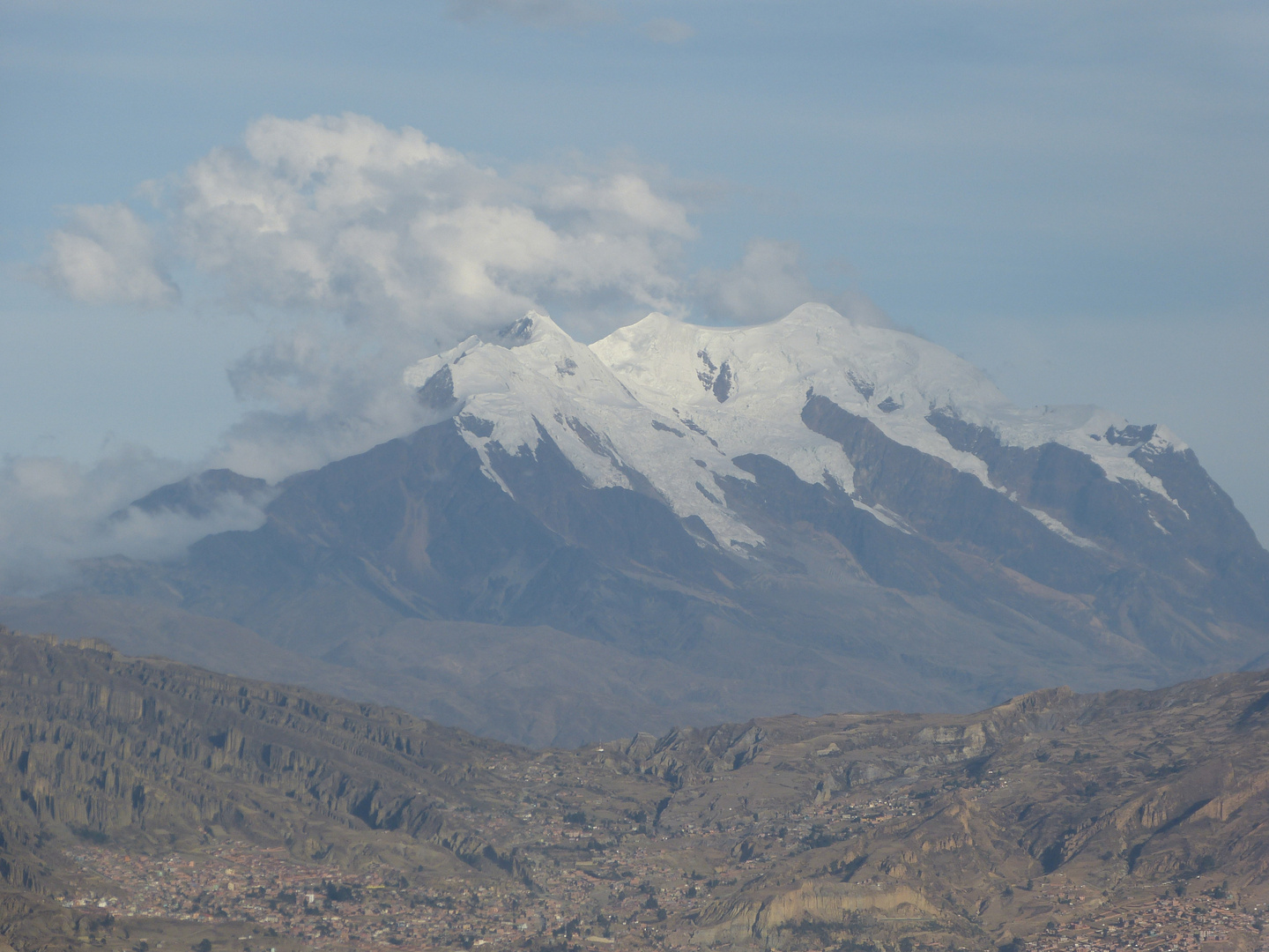 Ilimani der Berg von La Paz /Bolivien