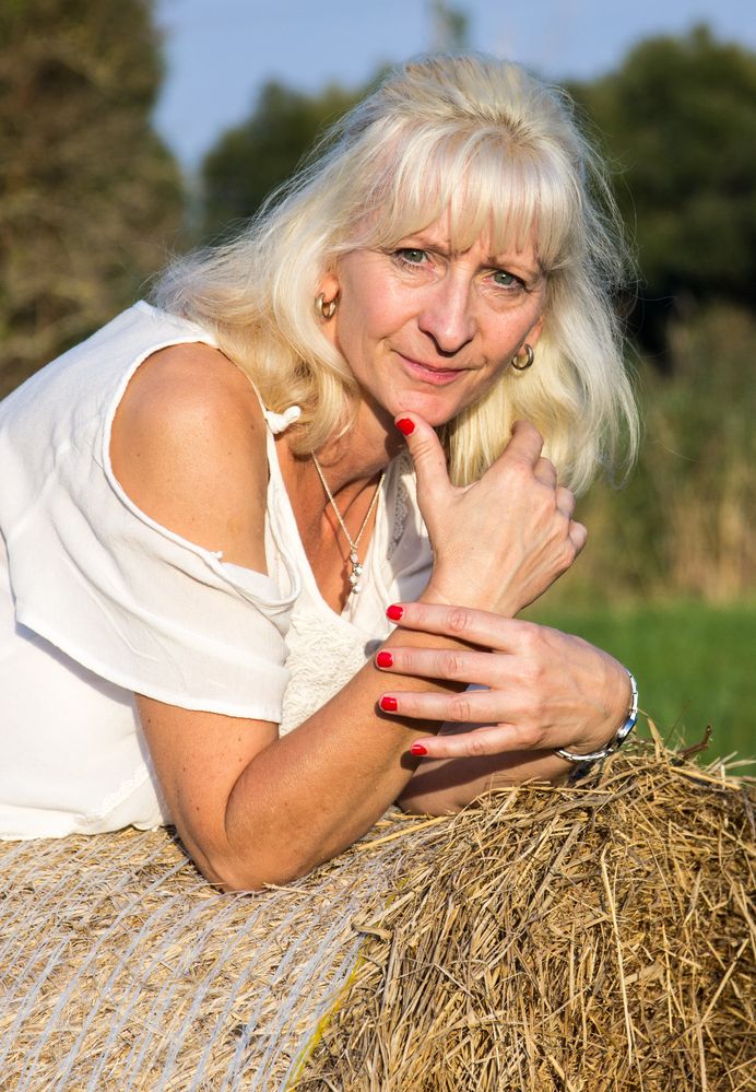 Ilka in der Abendsonne