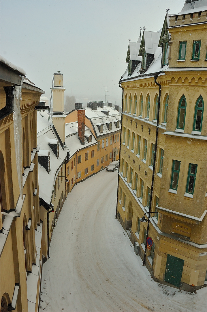 Illa de Södermalm (Stockholm) ivern 2010