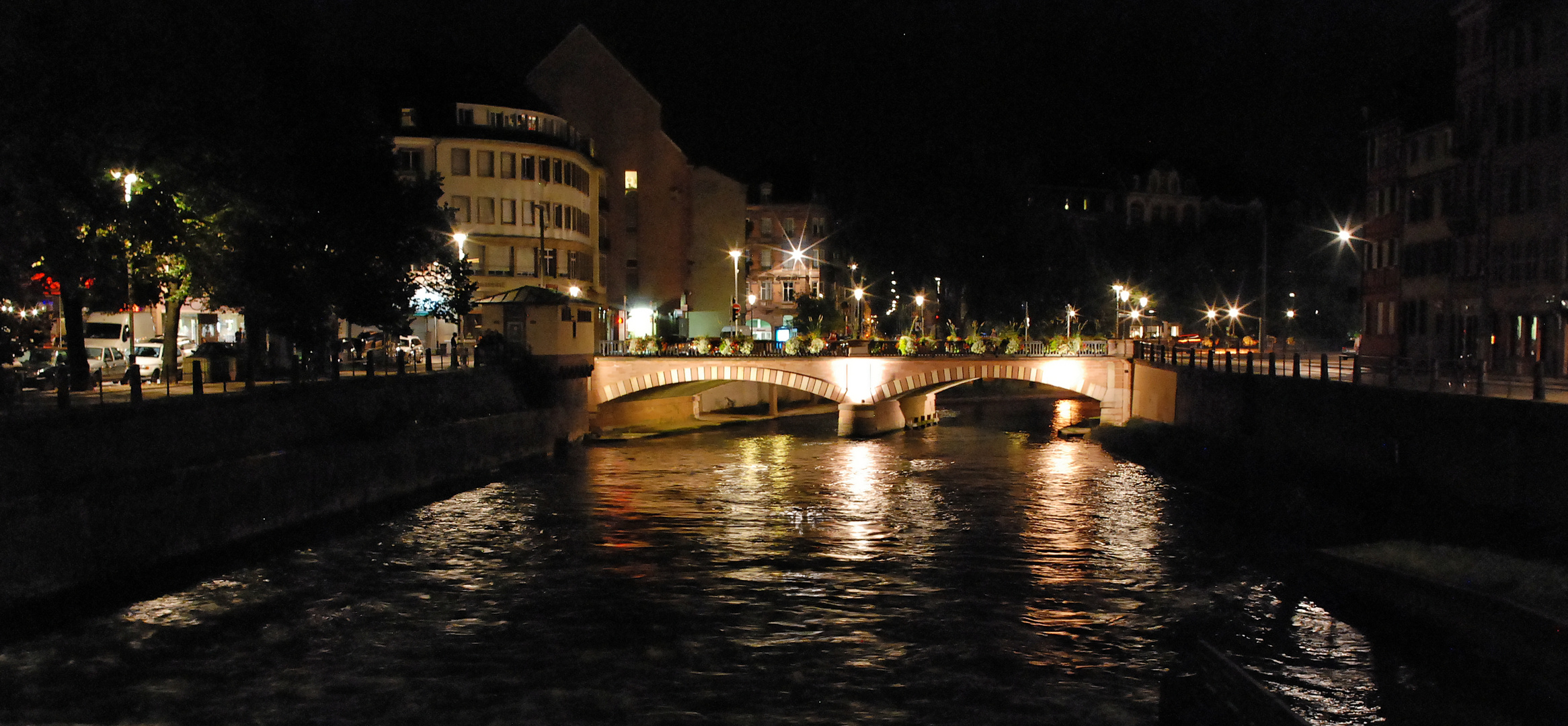 Ille-Brücke in Straßburg .