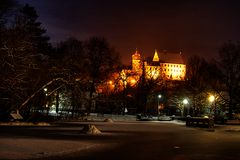 Illertissen - Schloss vom Weiher aus gesehen