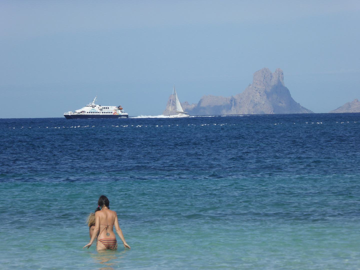 Illetas Formentera, Meer mit allem drum und dran