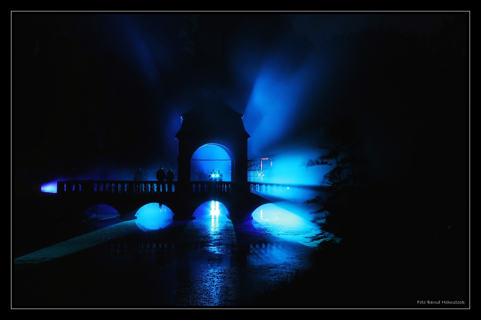 illumina 2010 auf Schloß Dyck  .... Hochzeitsbrücke