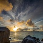 Illuminated clouds