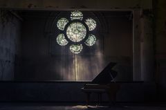 Illuminated Piano