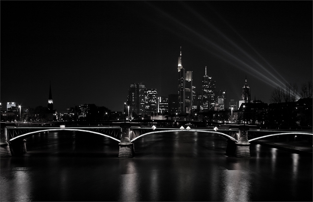 ...illuminated skyline...