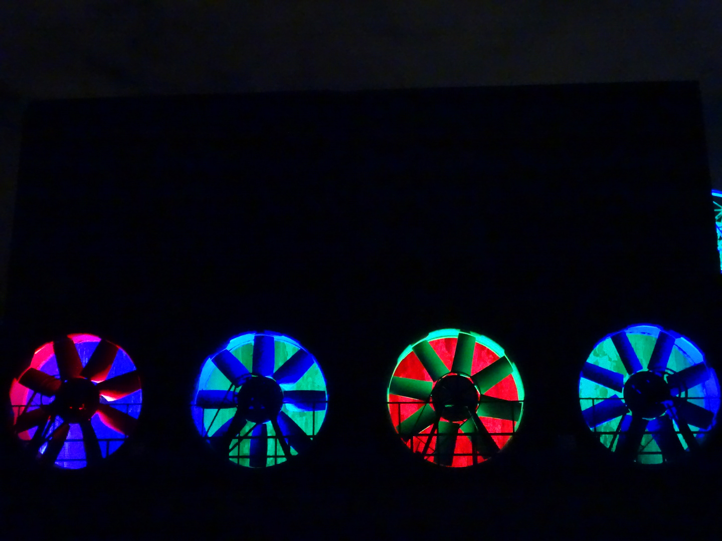 Illuminated Turbines at Duisburg