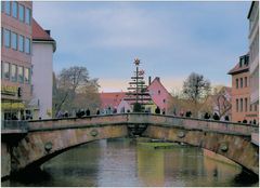 Illumination auf der Fleischbrücke