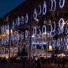 Illumination de l'ombrière à Noël  sur le Vieux Port