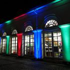 Illumination der Kreisbibliothek Eutin in der Vorweihnachtszeit 2017