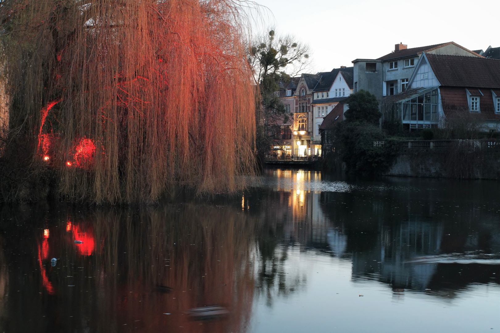 Illumination des Burggrabens in Detmold 2020 Vol.1